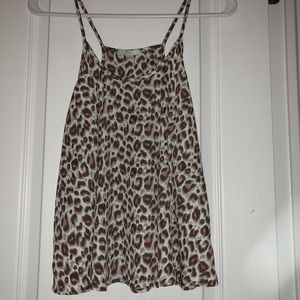 cheetah print tank top